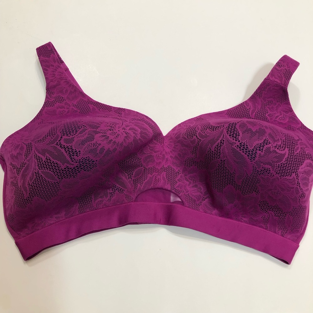 Cacique Comfort Bliss Lightly Lined No-Wire Bra With Lace